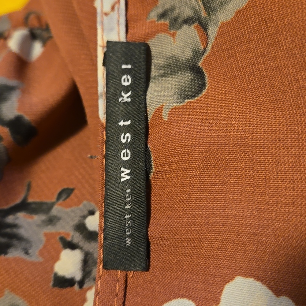 WEST KEI Floral Hi-Lo Dress in Dusty Pink - Picture 10 of 11